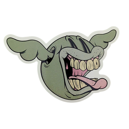 D*Face D*Dog (Open Mouth) Sticker

5 x 3" die cut vinyl sticker