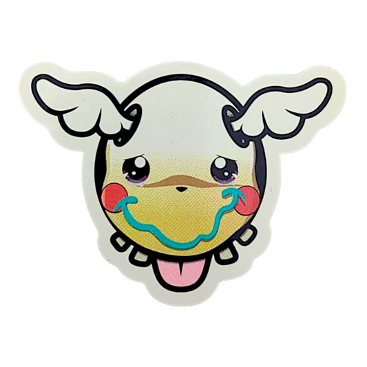D*Face D*Dog (Pikachu) Sticker

3.75 x 2.5" die cut vinyl sticker