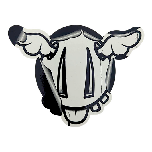 D*Face D*Dog Sticker

5 x 4" die cut vinyl sticker