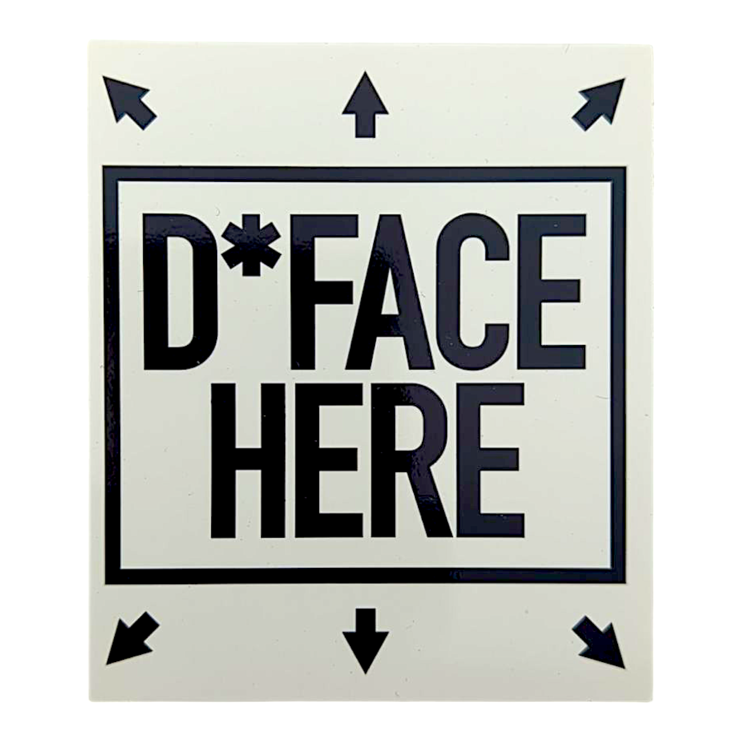 Hefe Sticker D*Face Here Sticker – Decadent Art Gallery