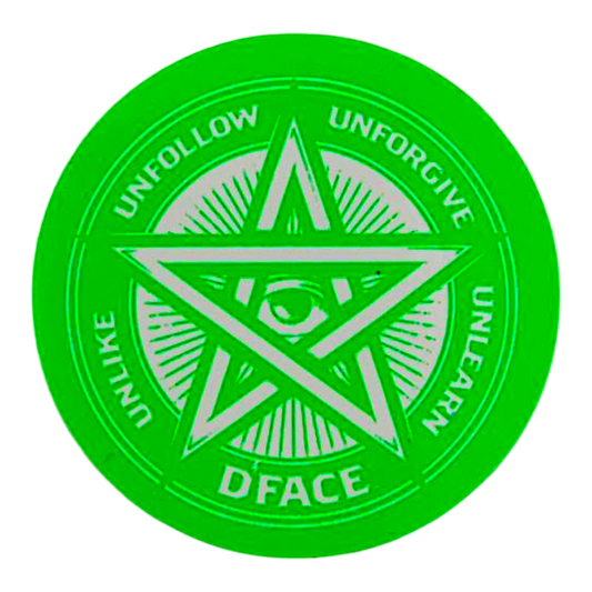 D*Face Pentagram Sticker

1.5" die cut vinyl sticker