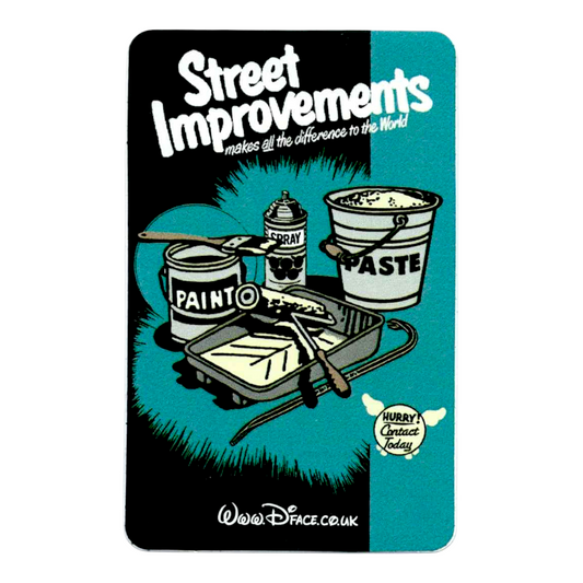 D*Face Street Improvements Sticker