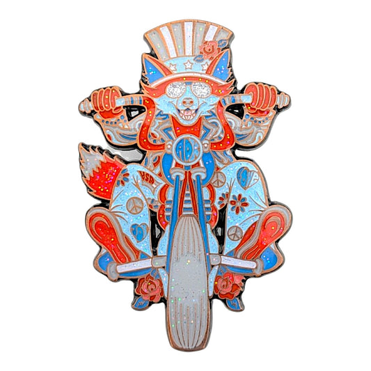 Danny Steinman "ADK Chopper (Antique Copper Blues)" Pin
