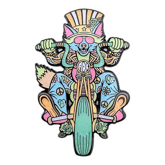 Danny Steinman ADK Chopper (Seahorse), 2026 Enamel pin 1.25 x 2 in Edition of 50