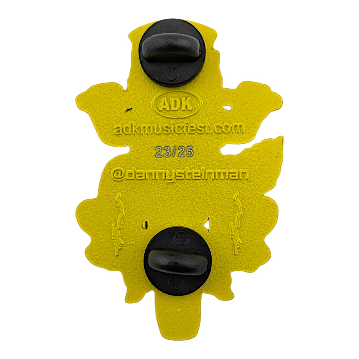 Danny Steinman ADK Chopper (Yellow Rasta), 2026 Enamel pin 1.25 x 2 in Edition of 25