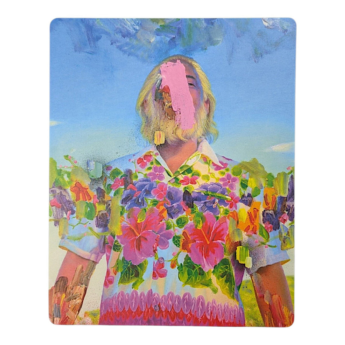 David Choe
Fridachu, 2026
Double-sided archival pigment print on pink foil
8 x 10 in
Limited editon