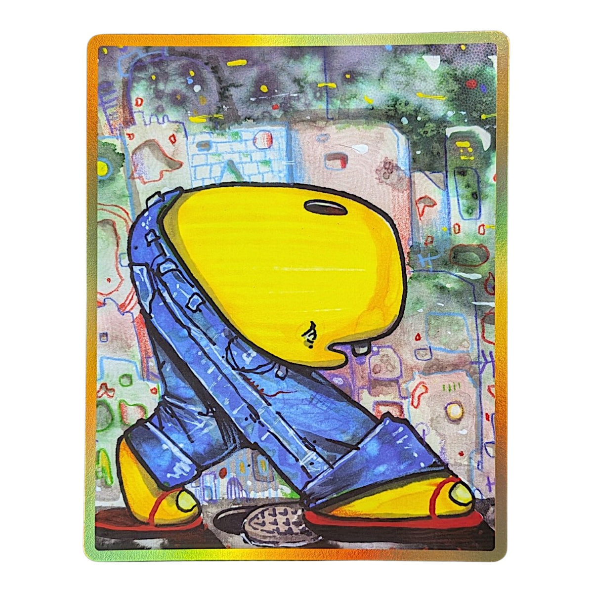 David Choe
Munko Whale / Answers to Questions with No Purpose or Sense, 2026
Double-sided archival pigment print
8 x 10 in
Limited editon