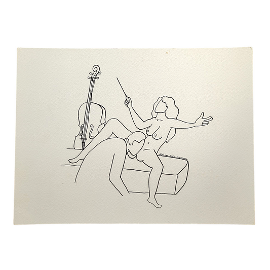 Dear Mrs. Fantasy "Vulvaldi" Original on Paper