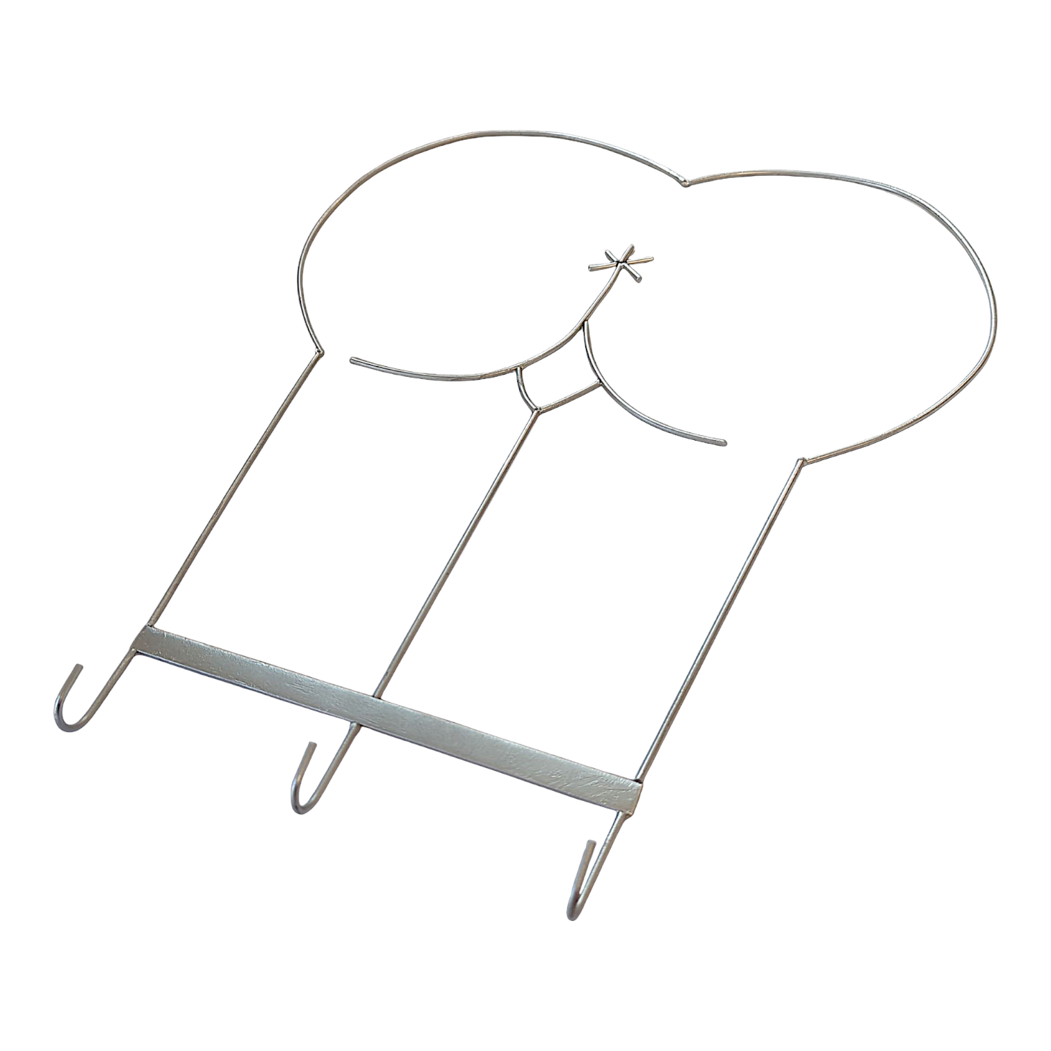 Dear Mrs. Fantasy
Soft Openings, 2025 
Welded steel sculpture
15 x 18.25 in