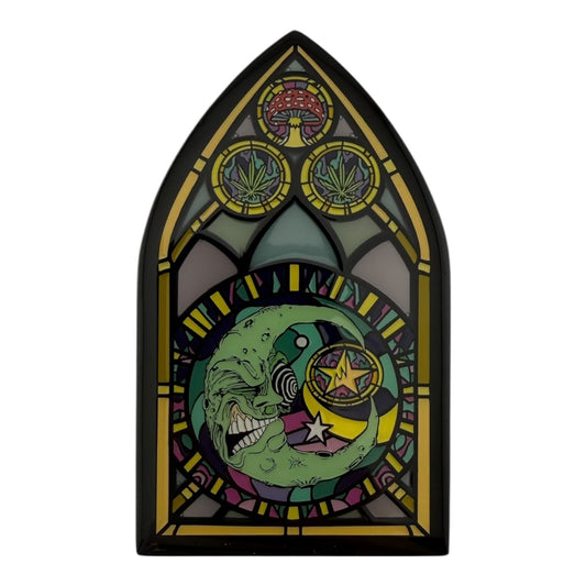 Ellie Paisley x Aaron Brooks x Groundscore
Cathedral Pin, 2025
2.5 x 4 in
Edition of 125