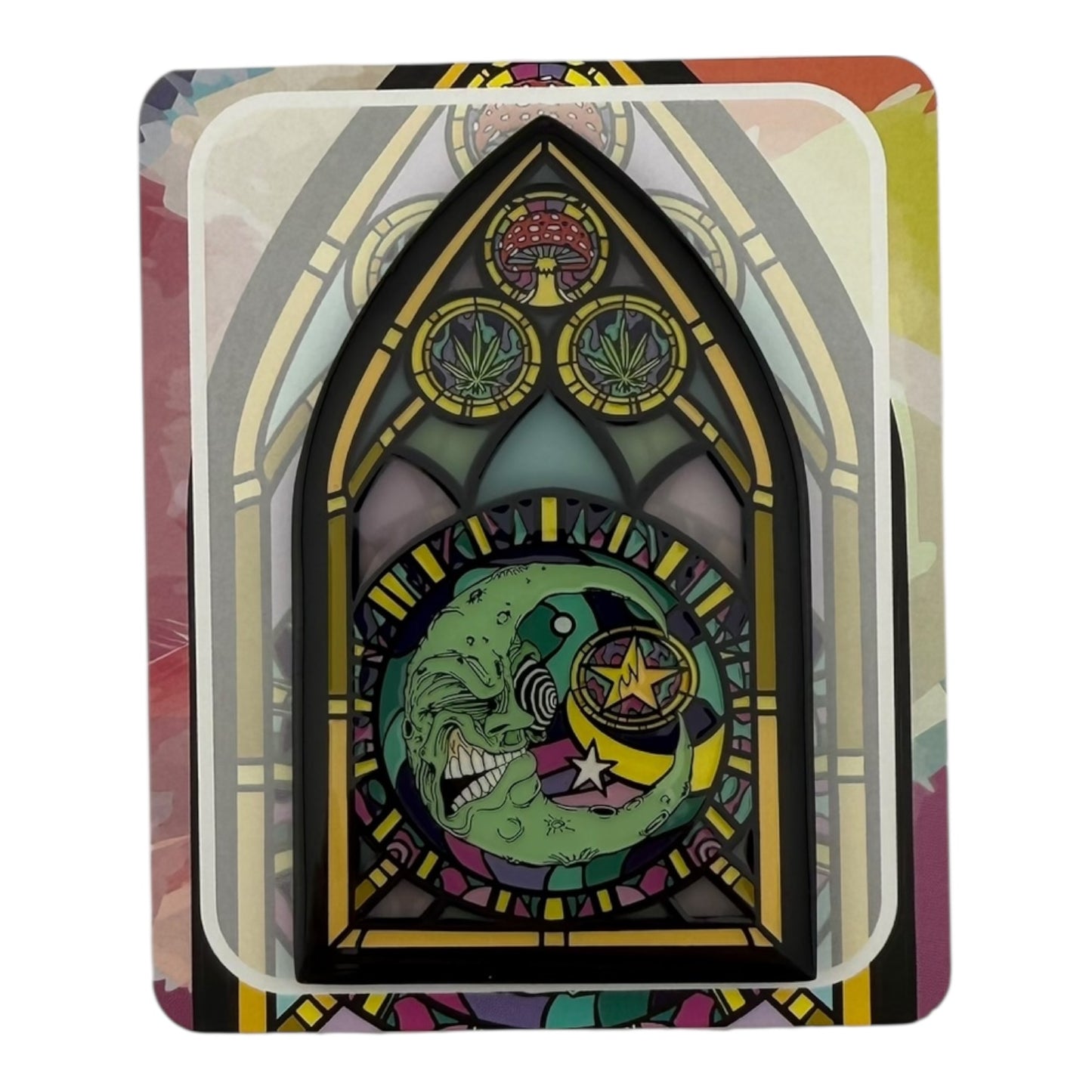 Ellie Paisley x Aaron Brooks x Groundscore
Cathedral Pin, 2025
2.5 x 4 in
Edition of 125