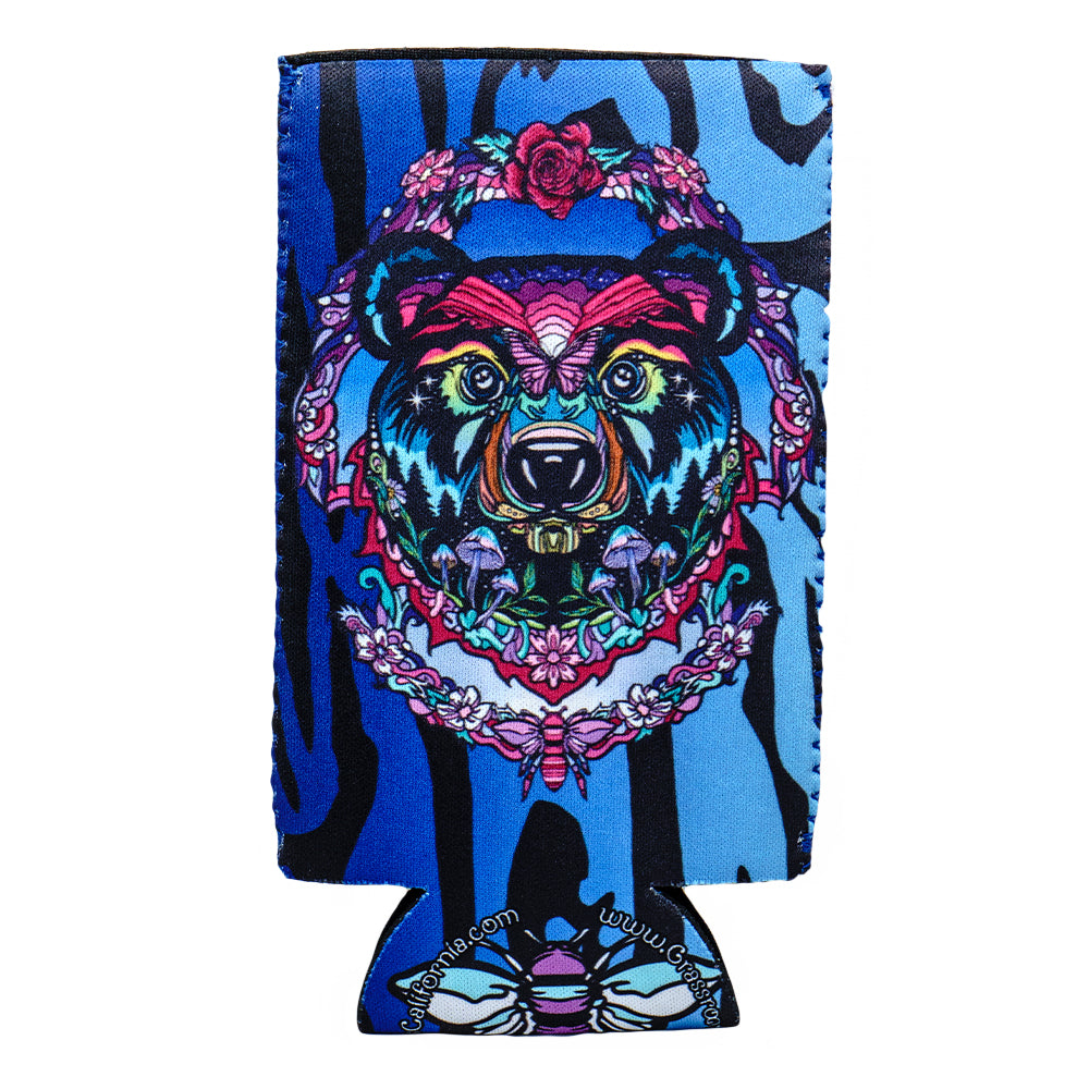 Ellie Paisley Bear Slim Koozie
- Neoprene Material
- Holds Skinny / Tall Cans
- Limited Edition of 100