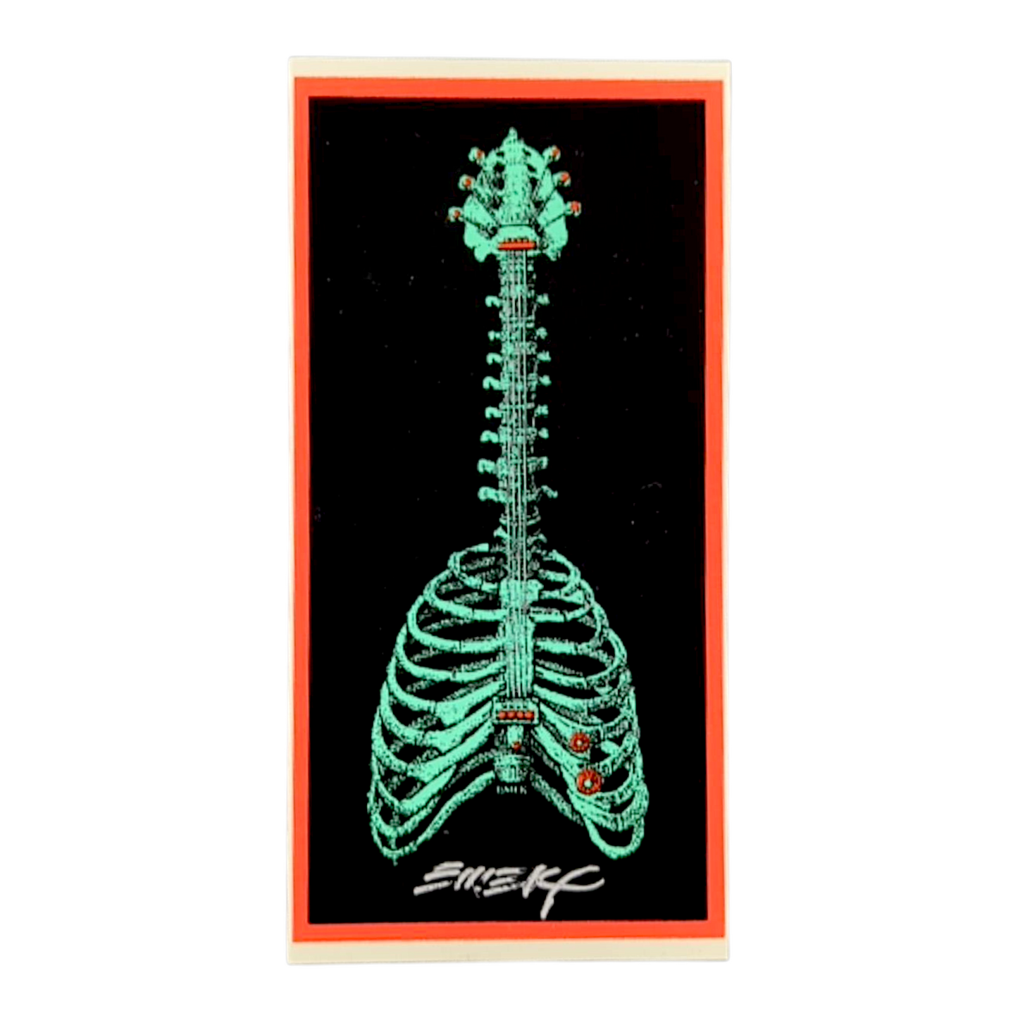 Emek 
Bone Guitar 
Gicleé Print on Archival Paper with Straight Cut Edges 
2.25 x 4.25 in 

Hand signed by the artist 