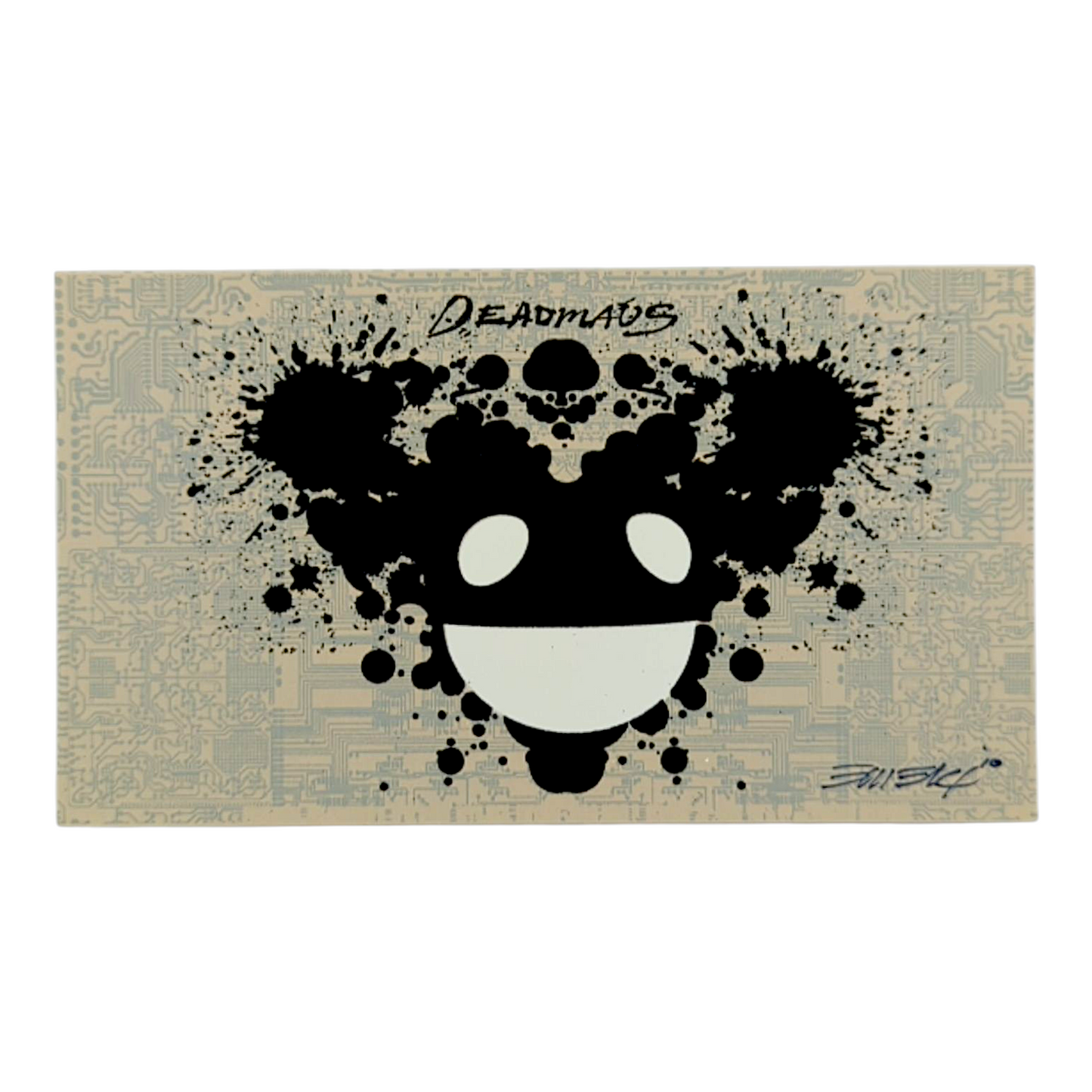 Emek “Dead Mau5” Mini Print