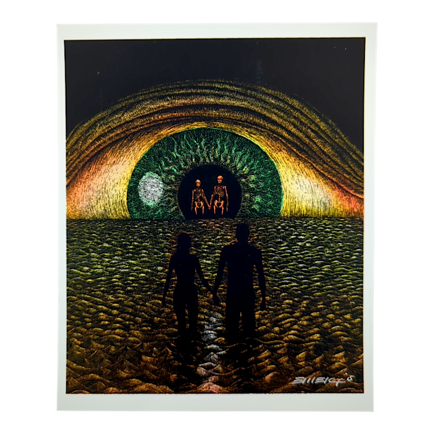 Emek 
Eternal Love, 2009 
Gicleé Print on Archival Paper with Straight Cut Edges 
6 x 7.25 in 

Hand signed + dated by the artist