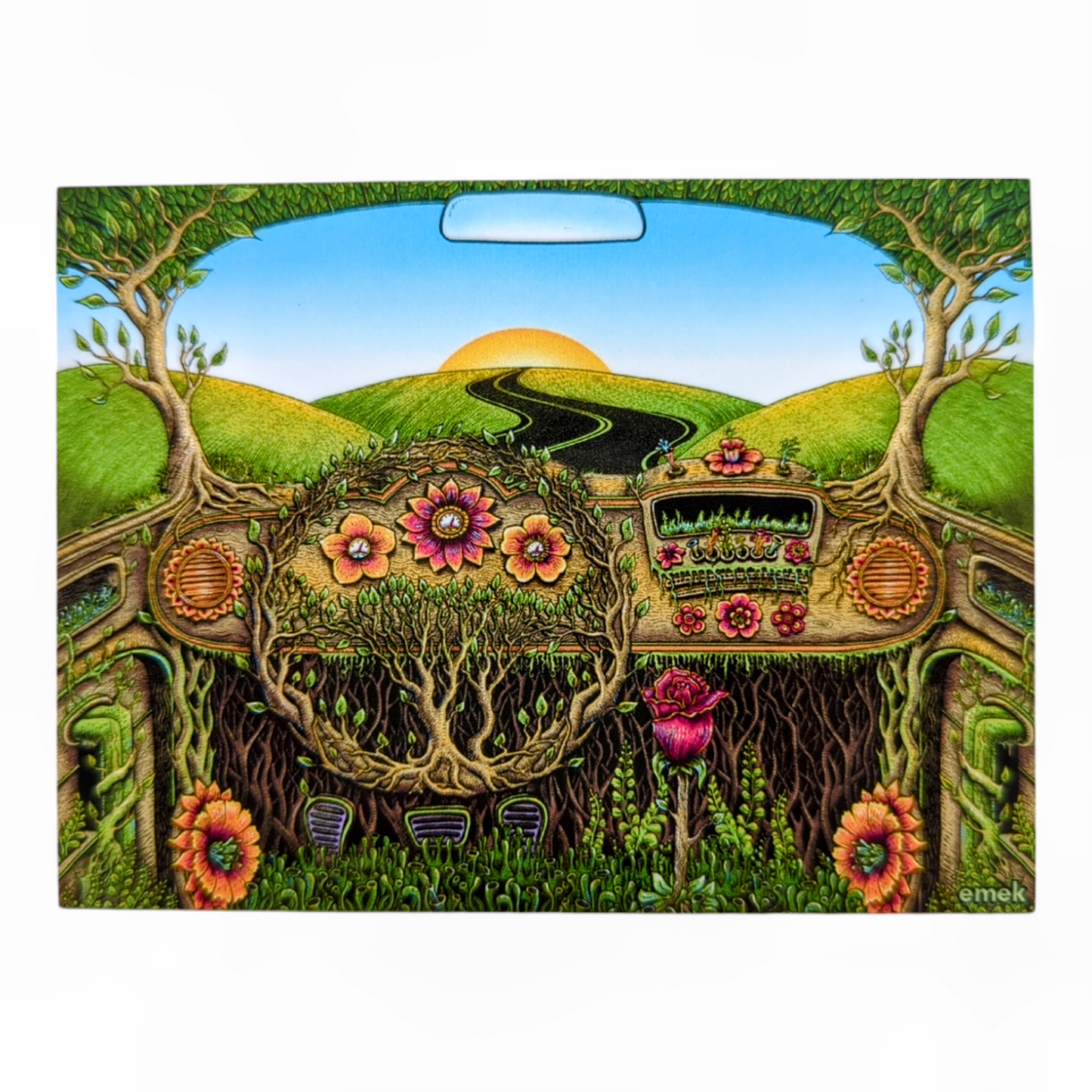 Emek Flower Car Sticker