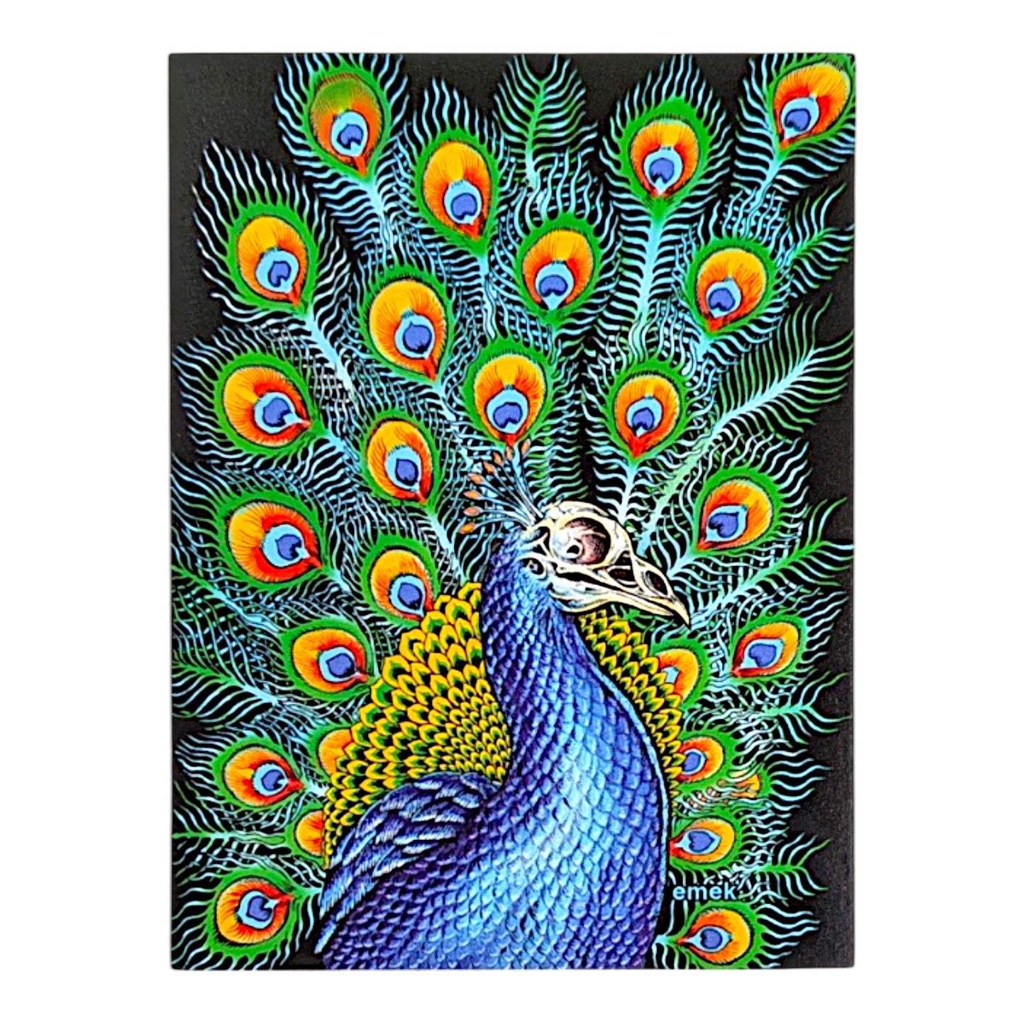 Emek  "Peacock" Holographic Sticker