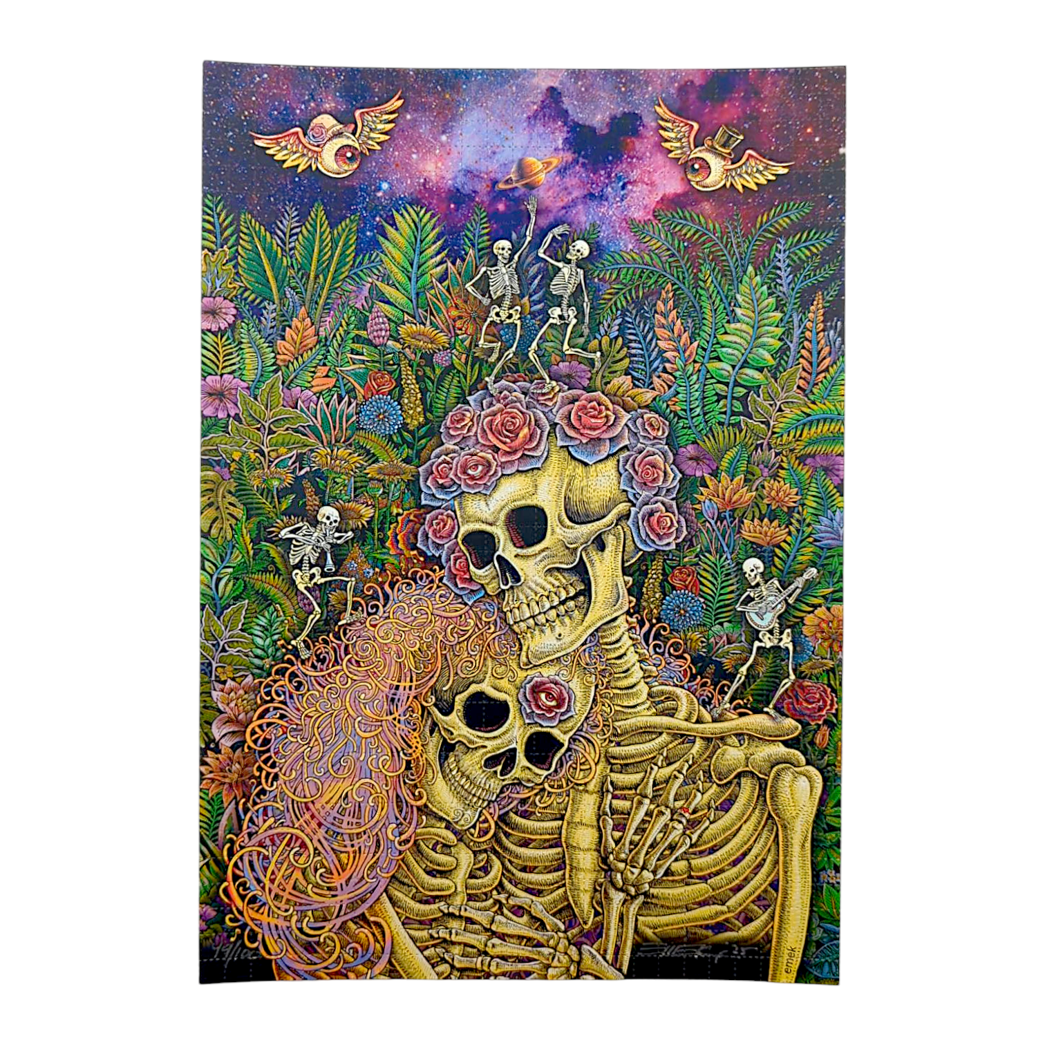 Emek
They Loved Each Other (Jungle), 2025
Print on Perforated Blotter Paper
6.25 x 9 in
Edition of 100

Hand signed, numbered + dated by the artist