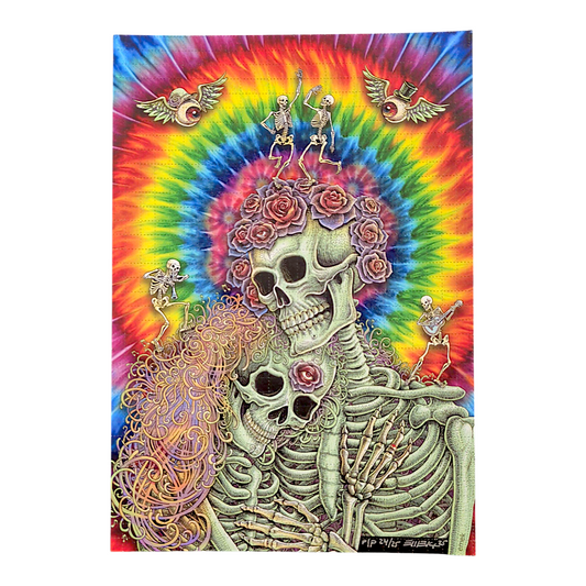 Emek
They Loved Each Other (Rainbow), 2025 
Print on Perforated Blotter Paper 
6.25 x 9 in 
Printer's Proof Edition of 25 

Hand signed, numbered + dated by the artist