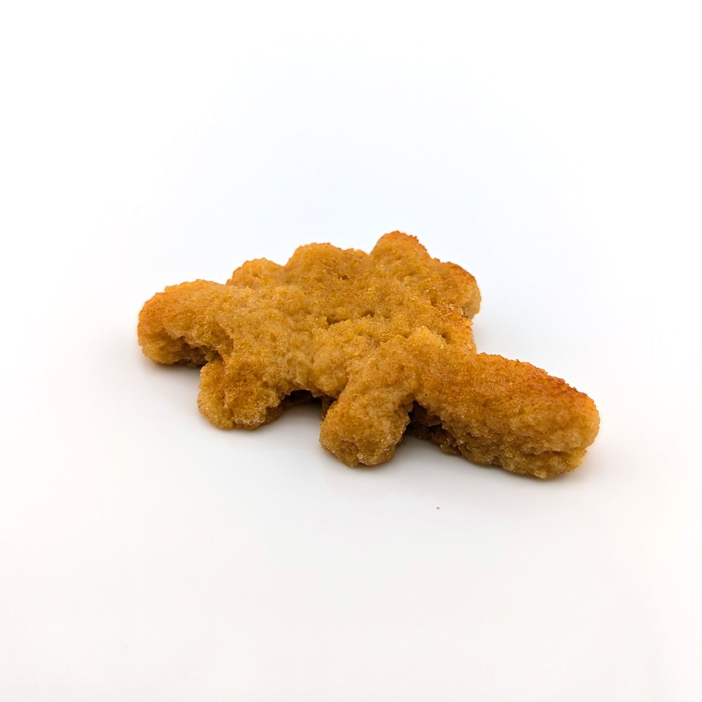 Eriko Kobayashi
Dino Nugget, 2024
Glass Sculpture
Approx 58 x 38 x 10 mm

From Eriko Kobayashi's Hyper-Realistic Glass Food Series