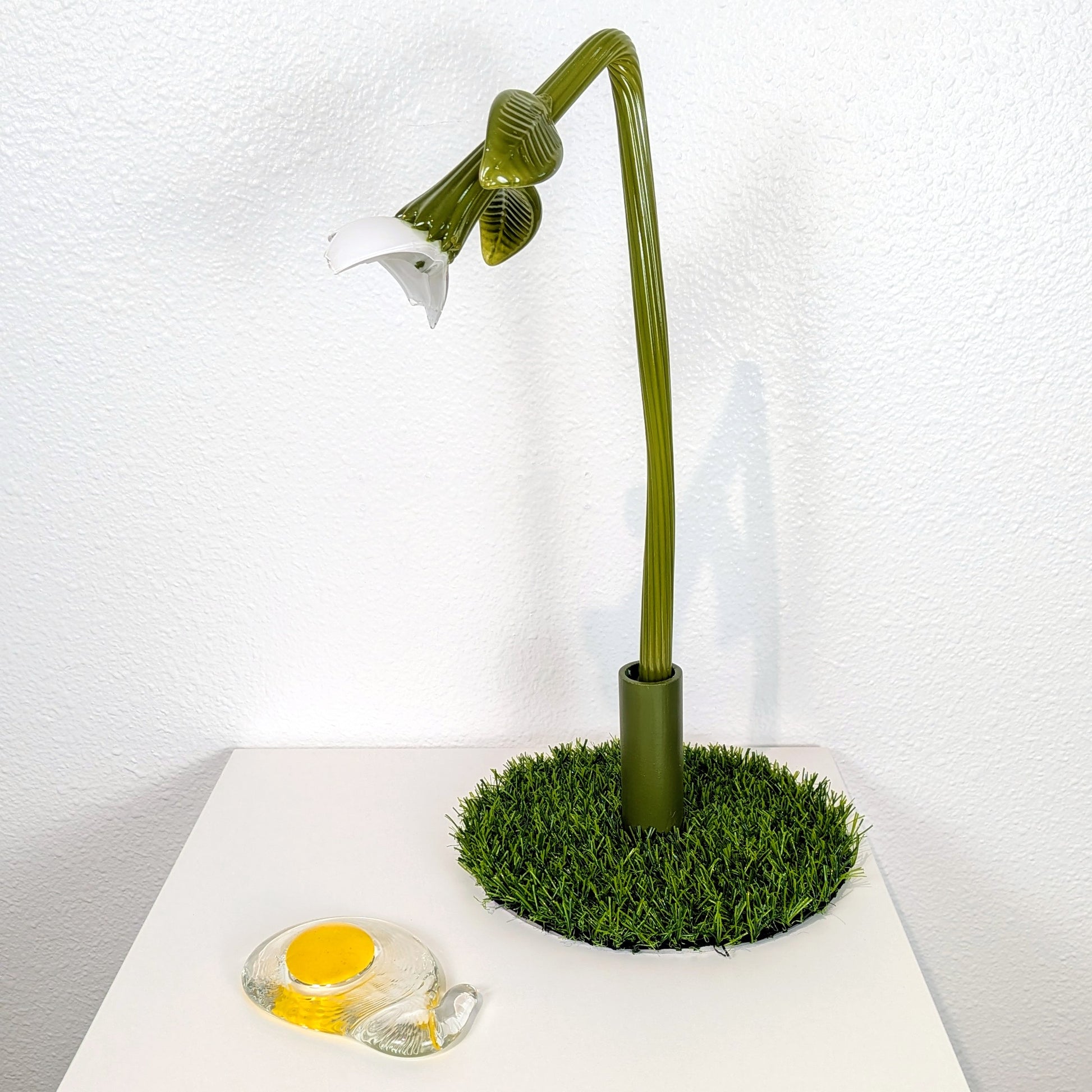 Eriko Kobayashi "Egg Plant (Bent)" Sculpture