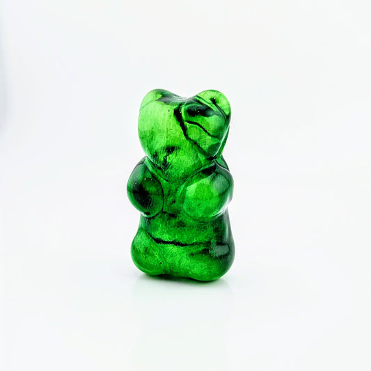 Eriko Kobayashi
Gummy Bear (Green), 2024
Glass Sculpture
Approx. 28 x 49 x 16 mm

From Eriko Kobayashi's Hyperrealistic Glass Food Series