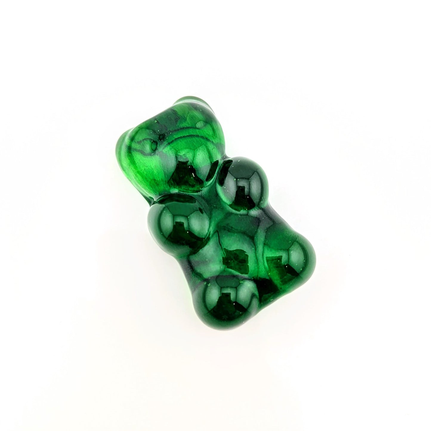 Eriko Kobayashi
Gummy Bear (Green), 2024
Glass Sculpture
Approx. 28 x 49 x 16 mm

From Eriko Kobayashi's Hyperrealistic Glass Food Series