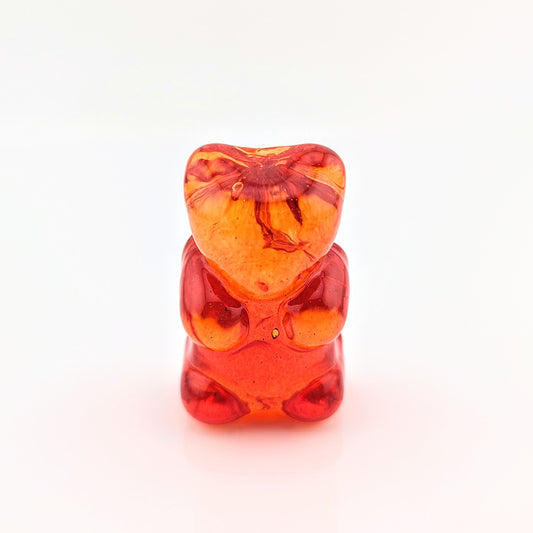 Eriko Kobayashi
Gummy Bear (Red), 2024
Glass Sculpture
Approx. 29 x 48 x 18 mm

From Eriko Kobayashi's Hyperrealistic Glass Food Series