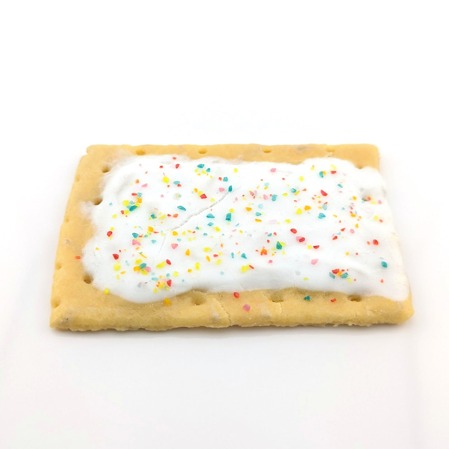 Eriko Kobayashi
Poptart, 2024
Glass Sculpture
Approx. 68 x 98 x 10 mm

From Eriko Kobayashi's Hyper-Realistic Glass Food Series