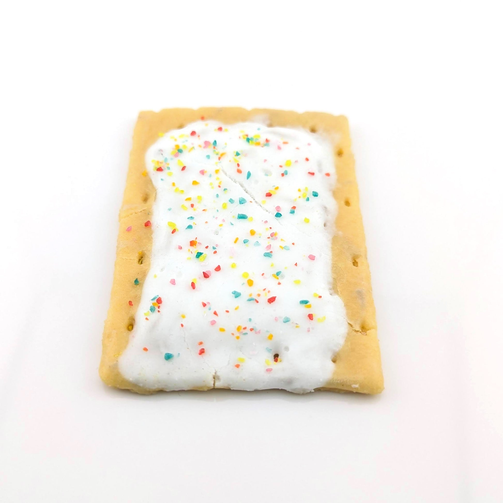 Eriko Kobayashi
Poptart, 2024
Glass Sculpture
Approx. 68 x 98 x 10 mm

From Eriko Kobayashi's Hyper-Realistic Glass Food Series