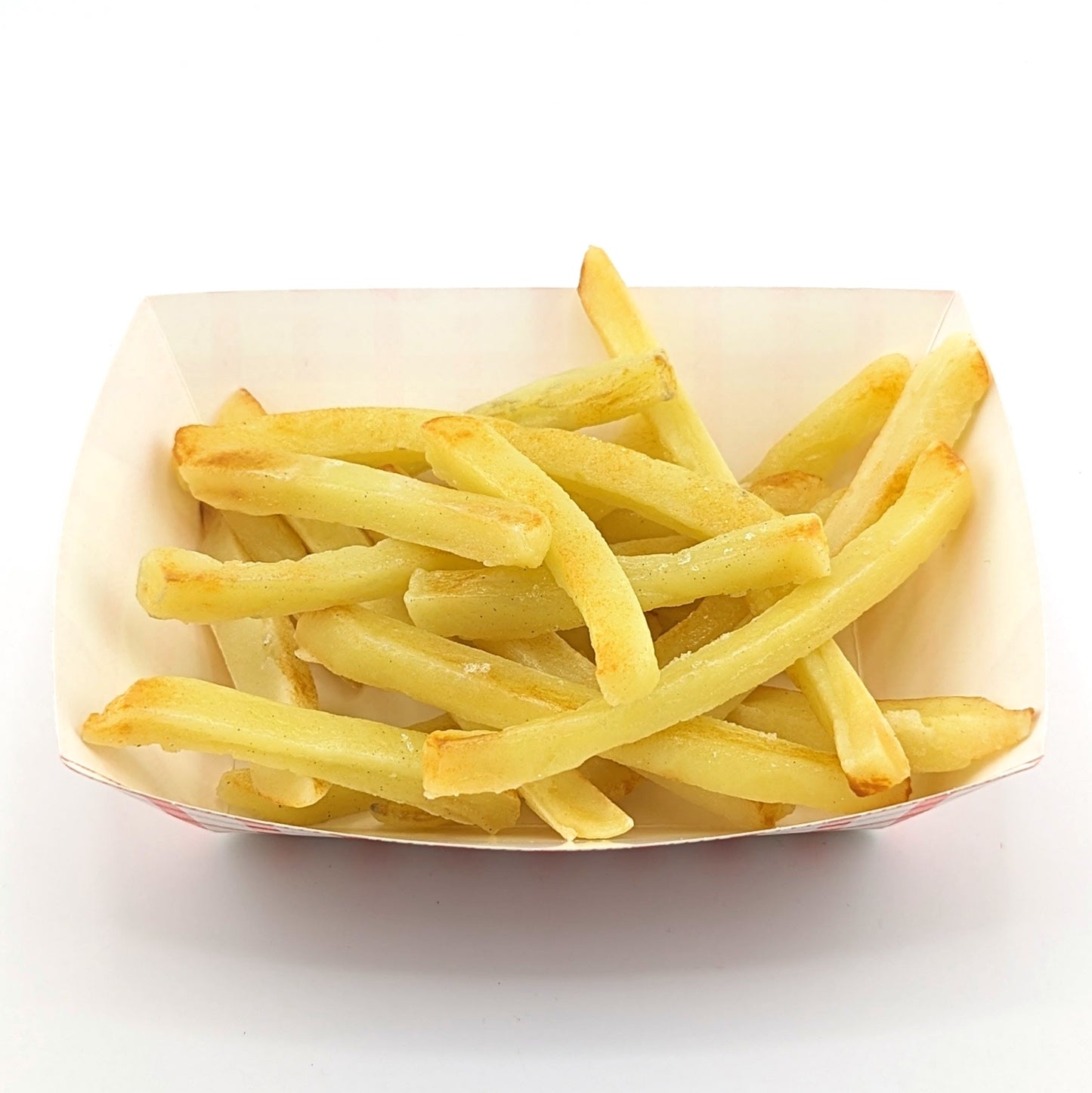 Eriko Kobayashi
Side of Fries, 2024
Glass Sculpture Set
Dimensions Vary (Approx 40 mm to 105 mm)

From Eriko Kobayashi's Hyper-Realistic Glass Food Series. Set includes 24 individual glass french fry sculptures.