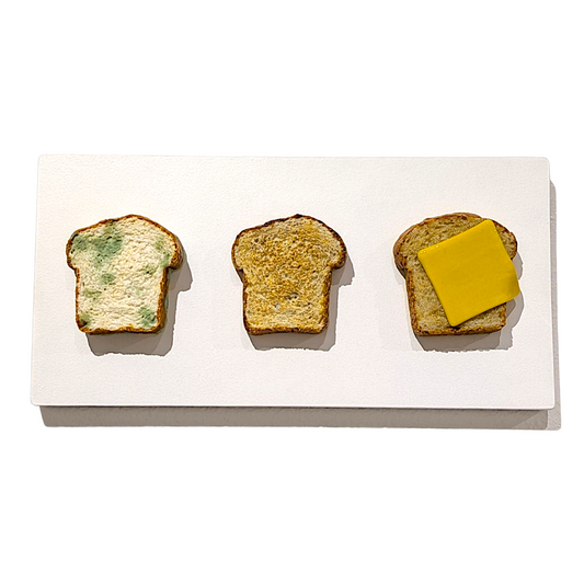 Eriko Kobayashi "Toast" Wall Mount Sculpture