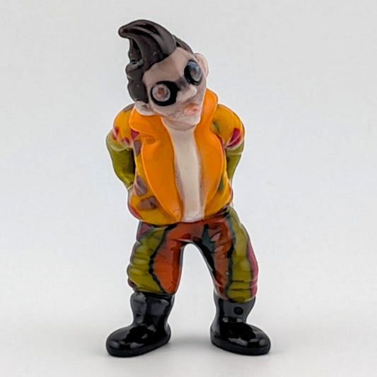 Ethan Windy Ace V, 2026 Borosilicate glass sculpture 28 x 23 x 66 mm Hand signed + dated by the artist
