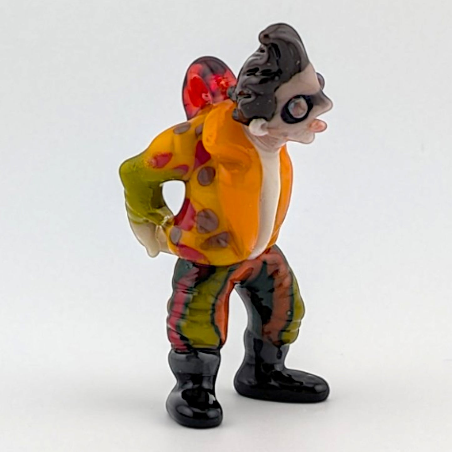 Ethan Windy Ace V, 2026 Borosilicate glass sculpture 28 x 23 x 66 mm Hand signed + dated by the artist