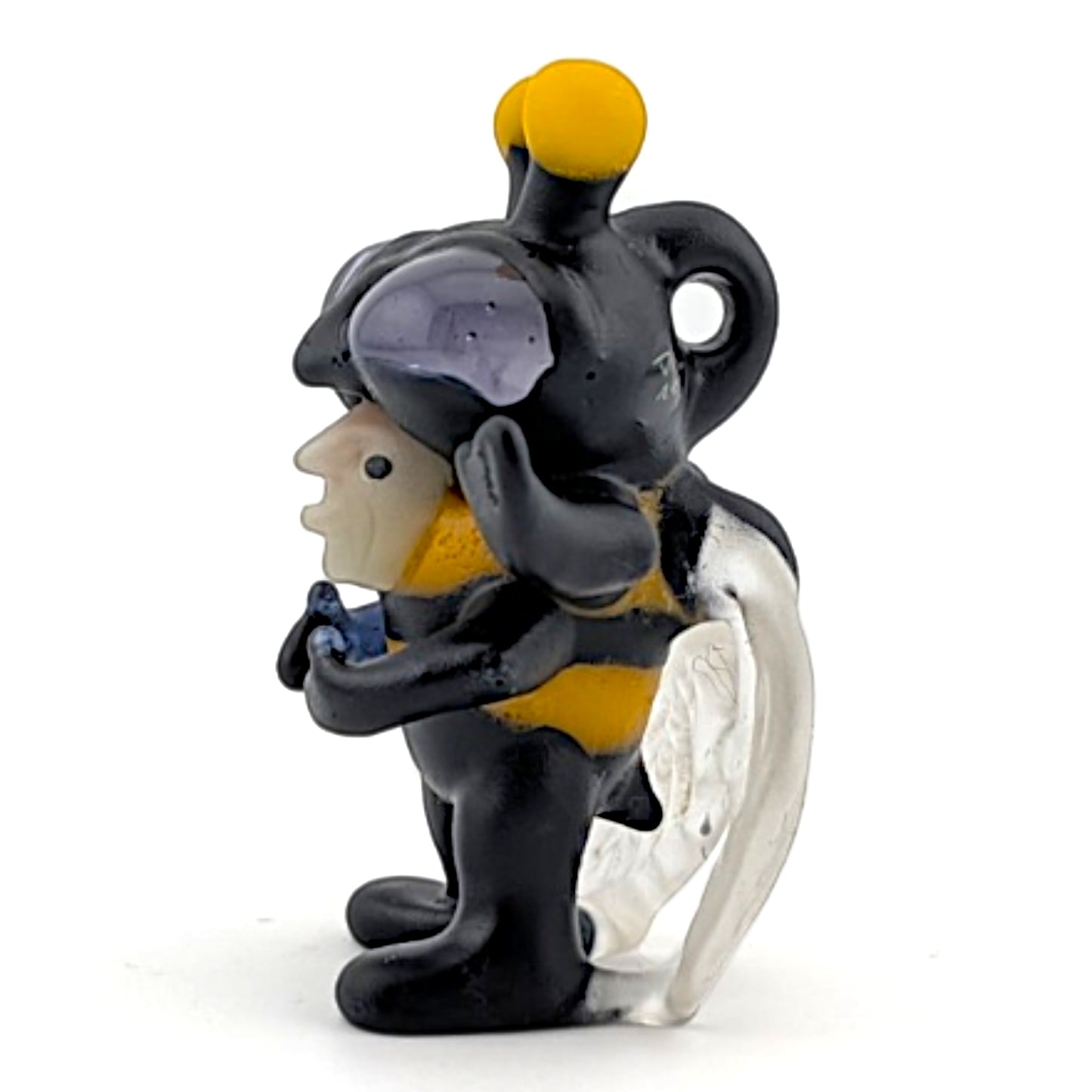 Ethan Windy Buzz, 2026 Borosilicate glass sculpture 49 x 28 x 53 mm Hand signed + dated by the artist