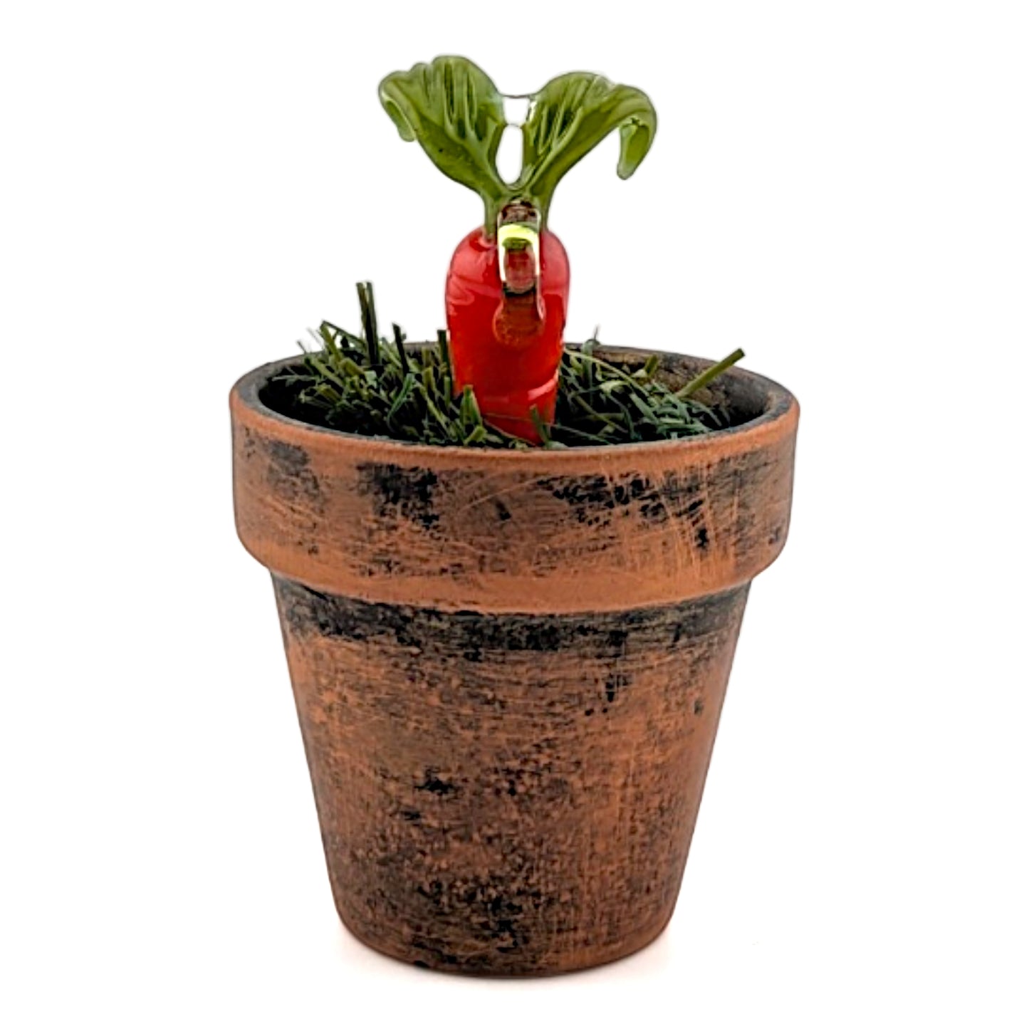 Ethan Windy Carrot Top, 2026 Borosilicate glass sculpture 54 x 54 x 79 mm Hand signed + dated by the artist