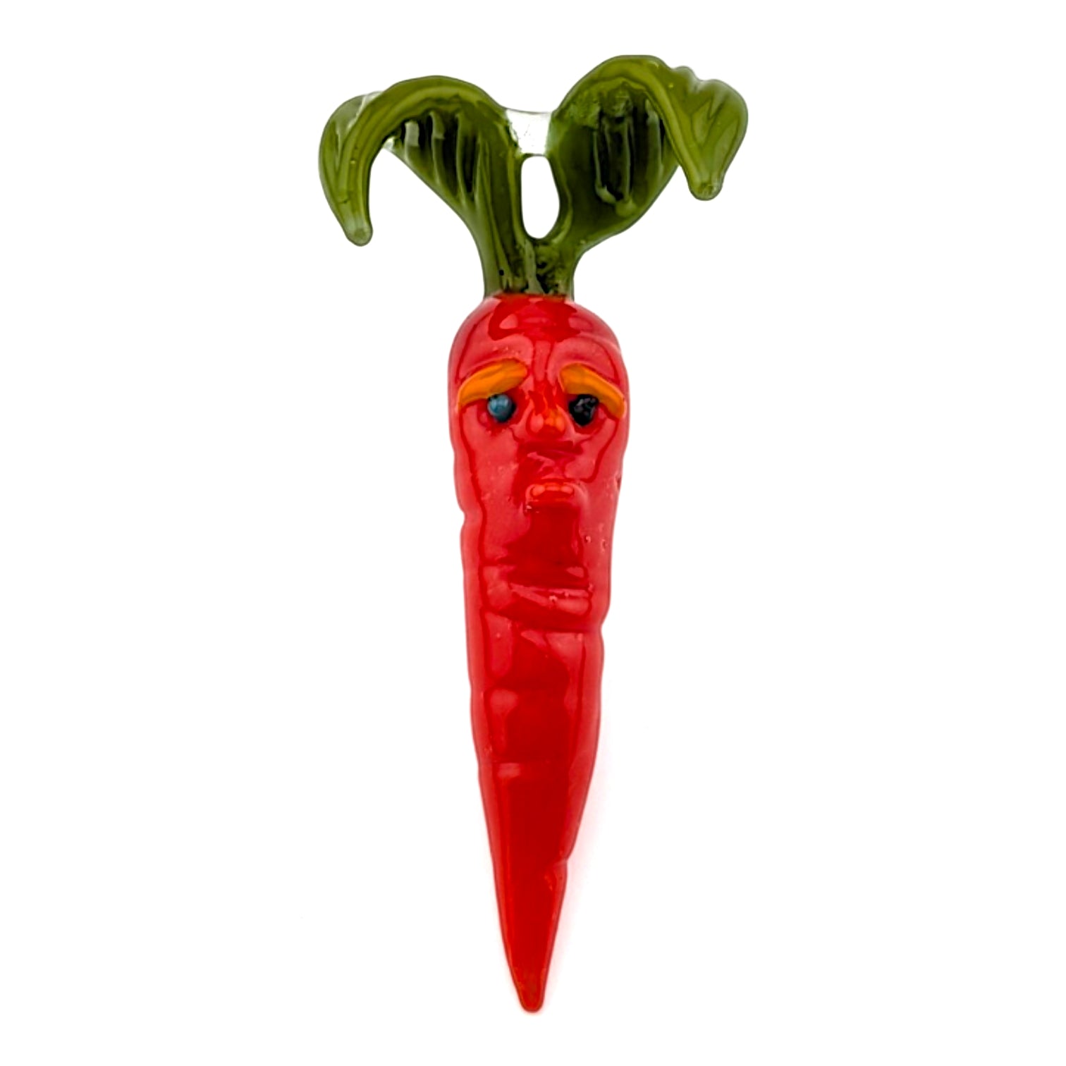 Ethan Windy Carrot Top, 2026 Borosilicate glass sculpture 54 x 54 x 79 mm Hand signed + dated by the artist