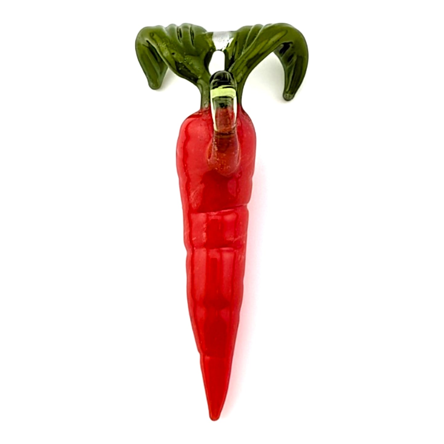 Ethan Windy Carrot Top, 2026 Borosilicate glass sculpture 54 x 54 x 79 mm Hand signed + dated by the artist