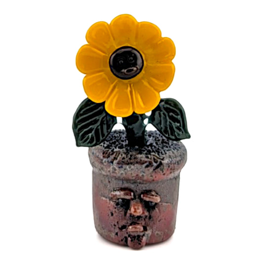 Ethan Windy Pothead #2 , 2026 Borosilicate glass sculpture 33 x 26 x 70 mm Hand signed + dated by the artist