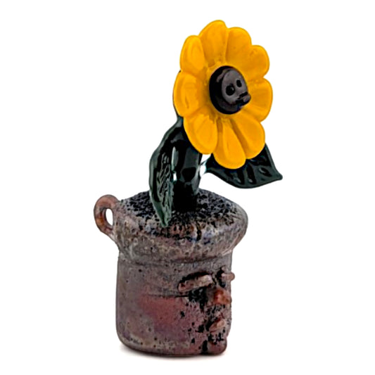 Ethan Windy Pothead #2 , 2026 Borosilicate glass sculpture 33 x 26 x 70 mm Hand signed + dated by the artist
