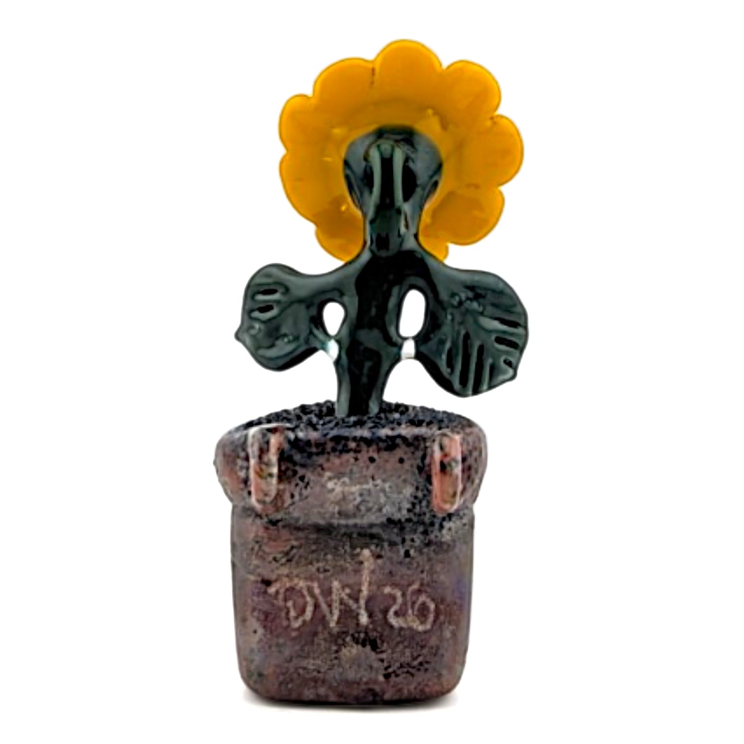 Ethan Windy Pothead #2 , 2026 Borosilicate glass sculpture 33 x 26 x 70 mm Hand signed + dated by the artist
