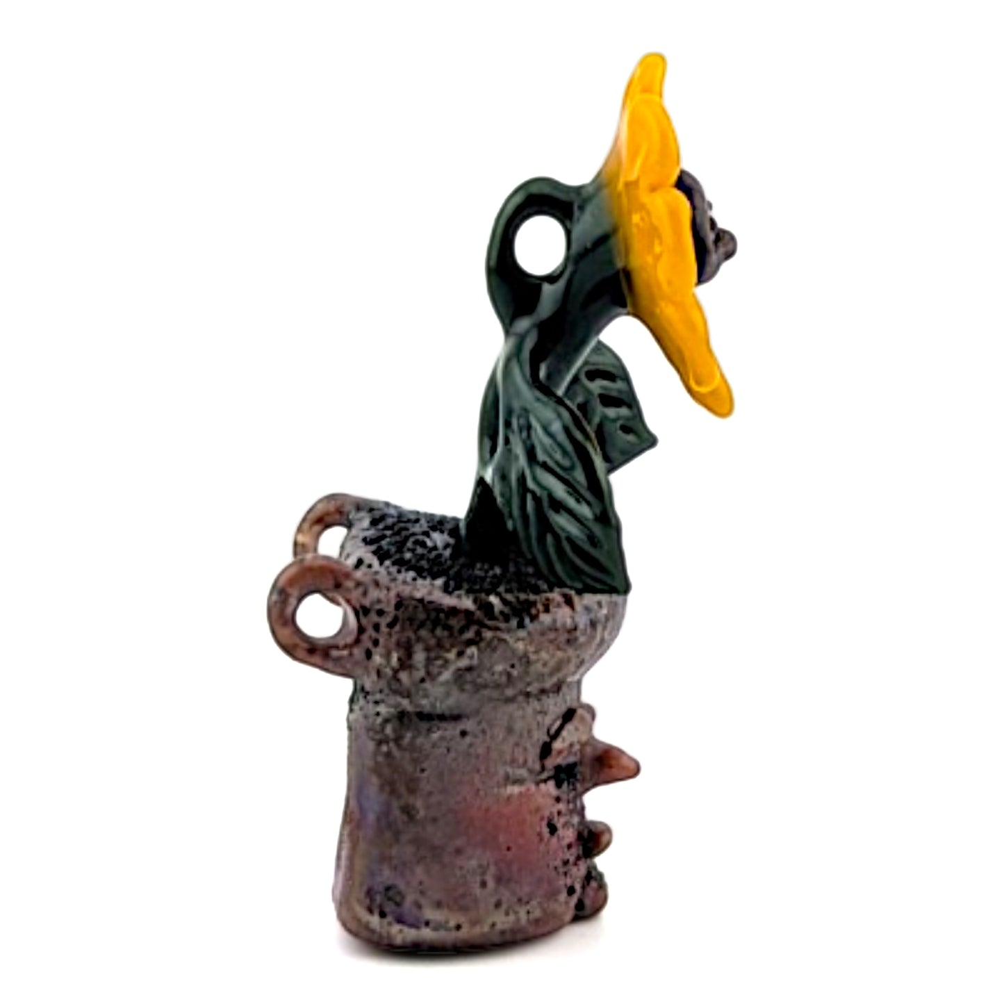 Ethan Windy Pothead #2 , 2026 Borosilicate glass sculpture 33 x 26 x 70 mm Hand signed + dated by the artist