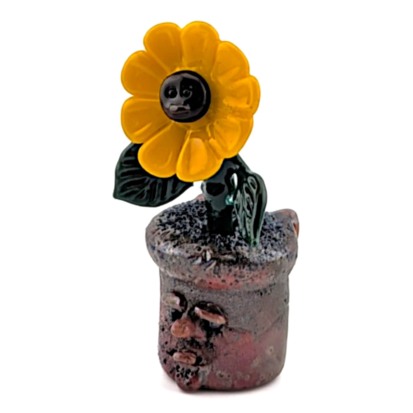 Ethan Windy Pothead #2 , 2026 Borosilicate glass sculpture 33 x 26 x 70 mm Hand signed + dated by the artist