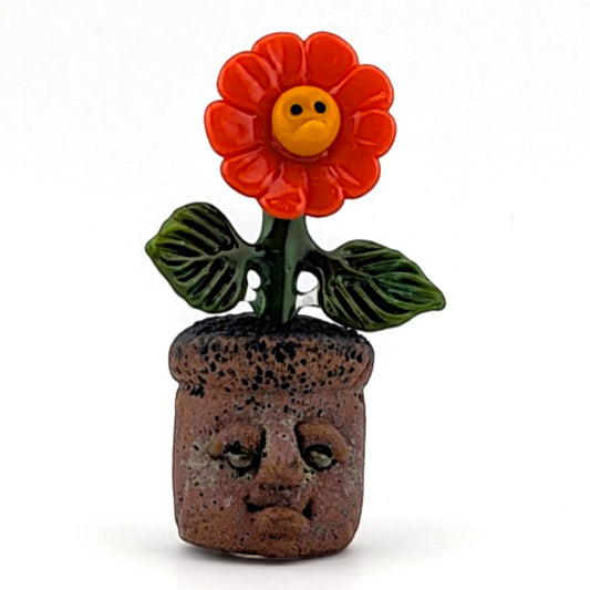Ethan Windy Pothead, 2026 Borosilicate glass sculpture 40 x 17 x 69 mm Hand signed + dated by the artist