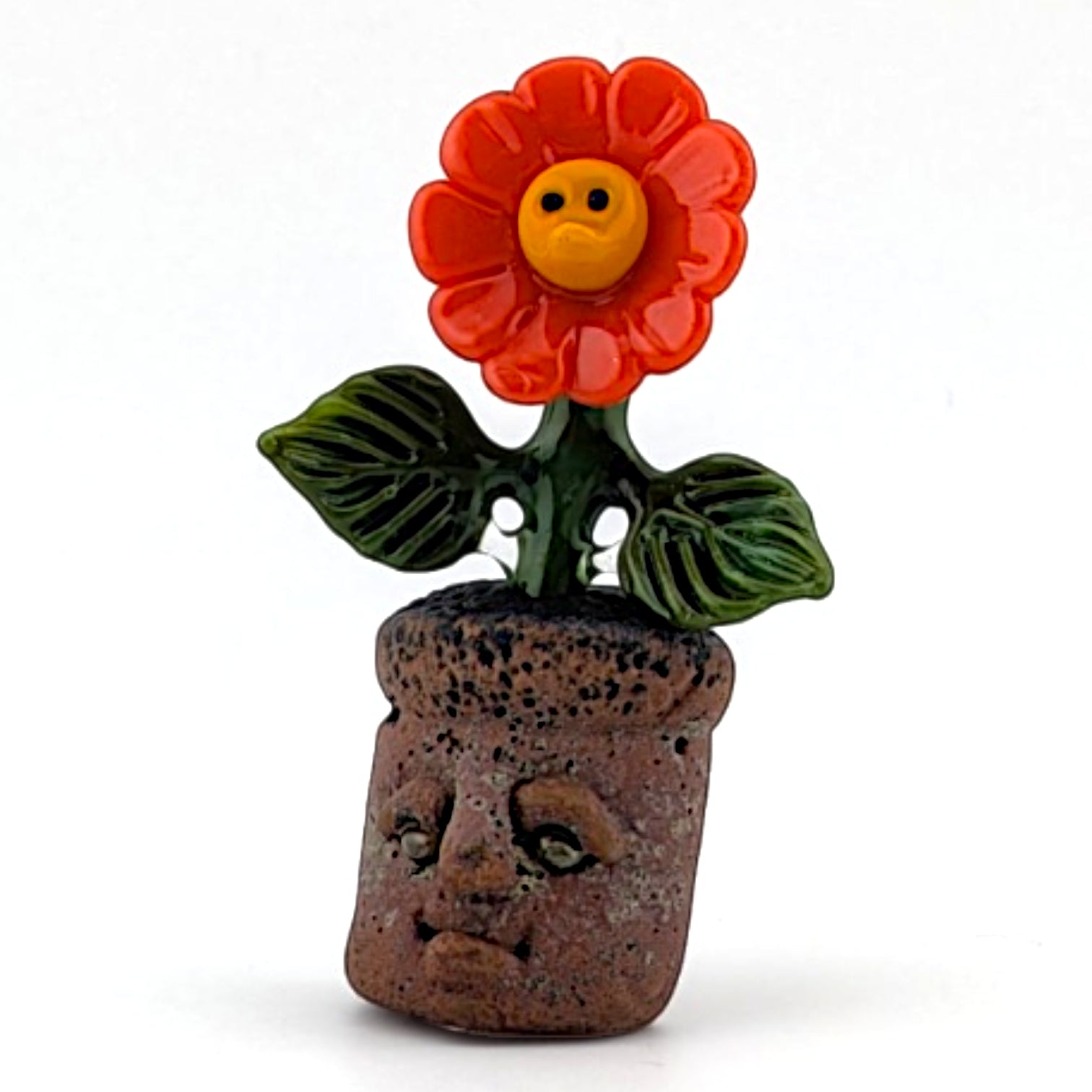 Ethan Windy Pothead, 2026 Borosilicate glass sculpture 40 x 17 x 69 mm Hand signed + dated by the artist
