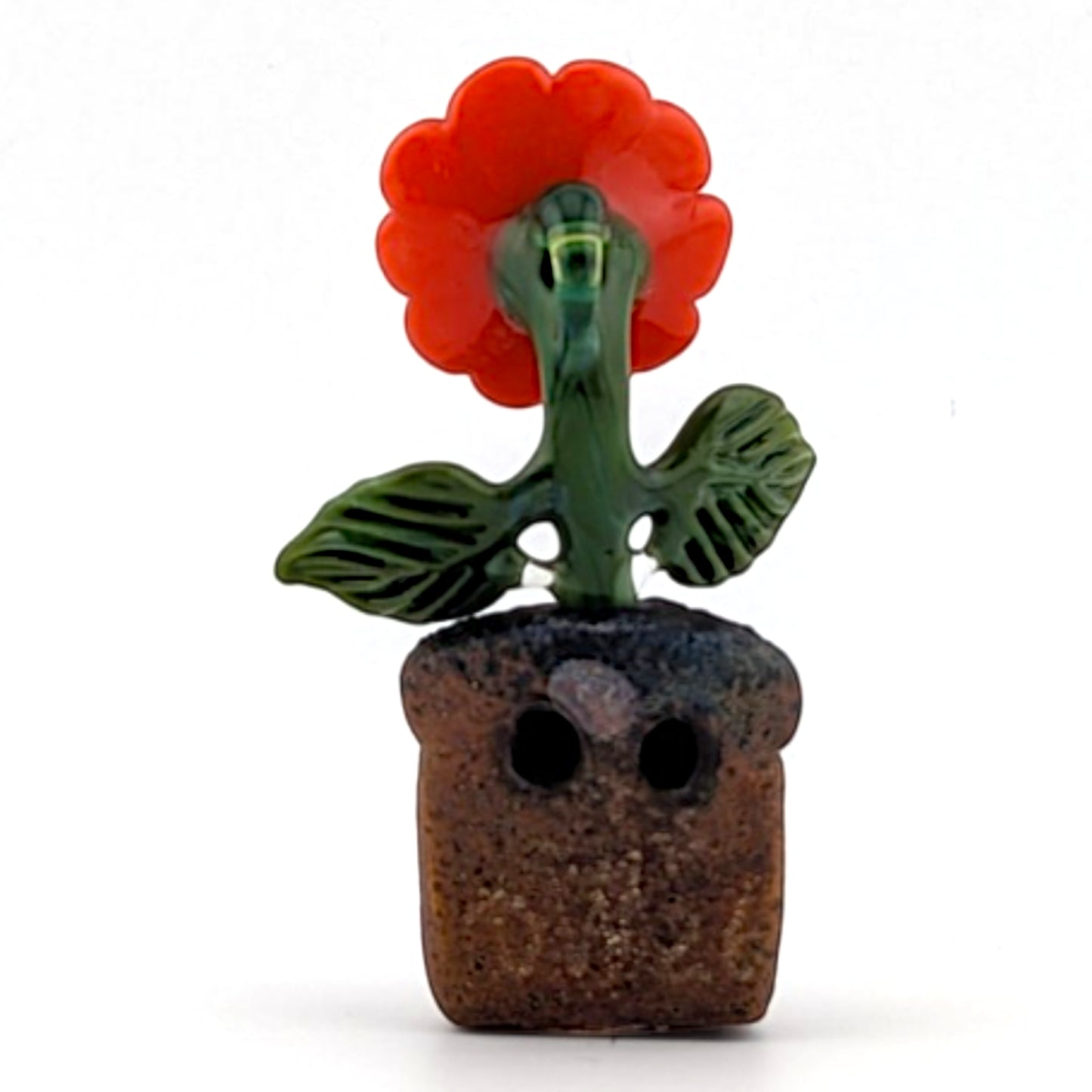 Ethan Windy Pothead, 2026 Borosilicate glass sculpture 40 x 17 x 69 mm Hand signed + dated by the artist