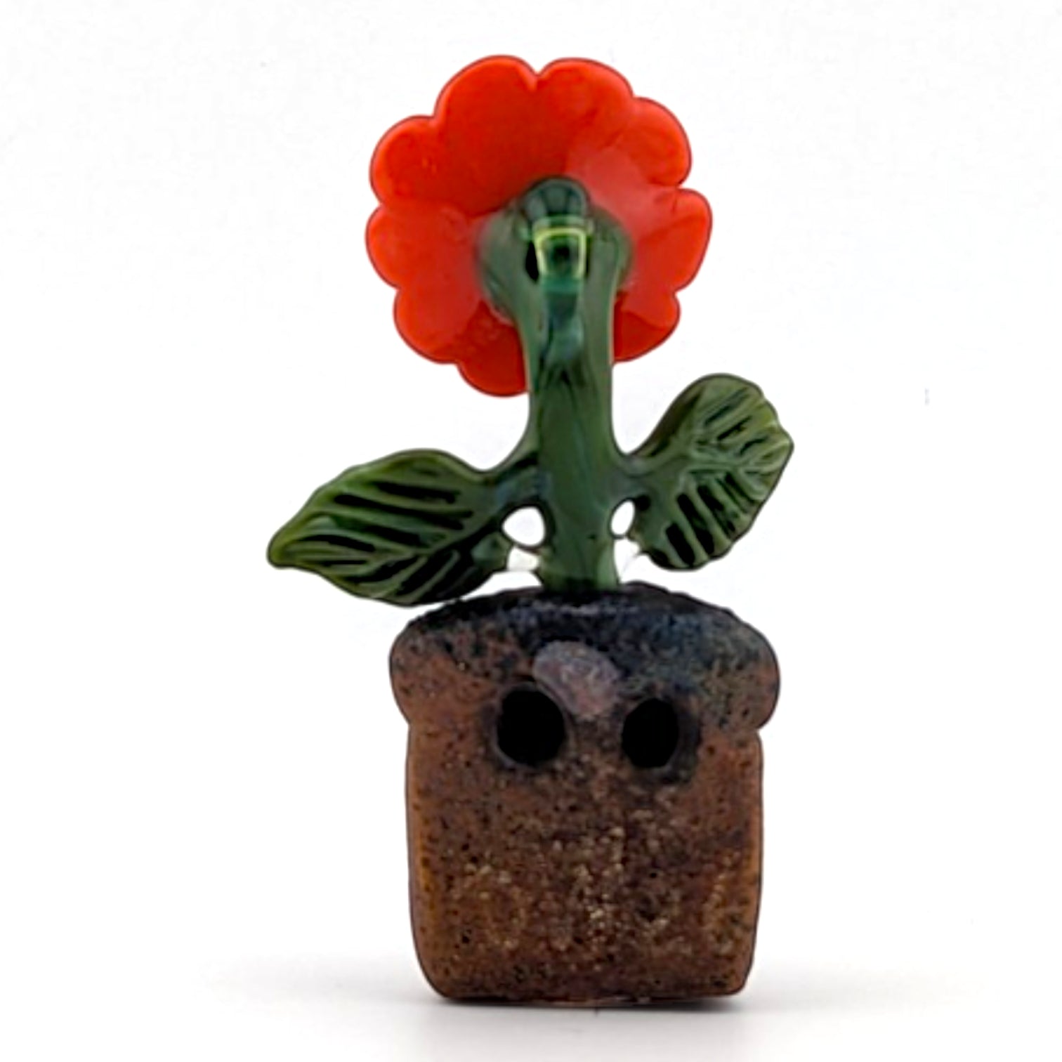 Ethan Windy Pothead, 2026 Borosilicate glass sculpture 40 x 17 x 69 mm Hand signed + dated by the artist