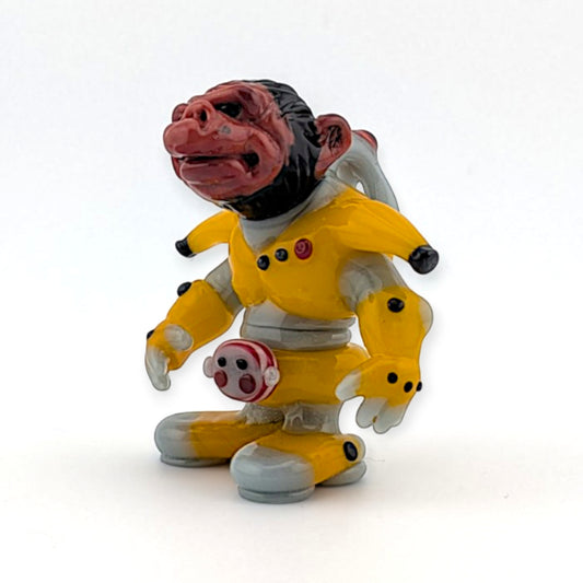 Ethan Windy Sgt. Bananas, 2026 Borosilicate glass sculpture 51 x 43 x 60 mm Hand signed + dated by the artist