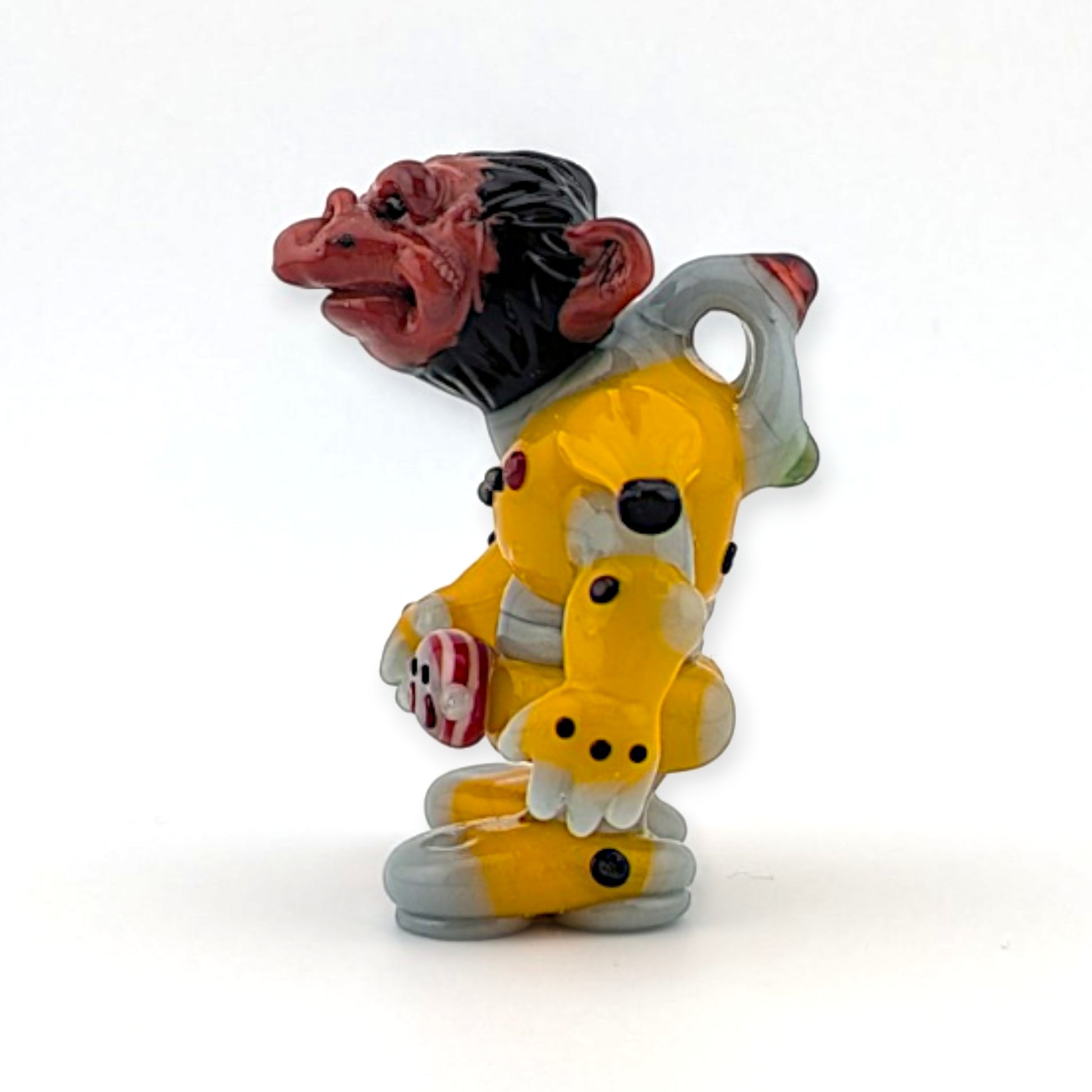 Ethan Windy Sgt. Bananas, 2026 Borosilicate glass sculpture 51 x 43 x 60 mm Hand signed + dated by the artist