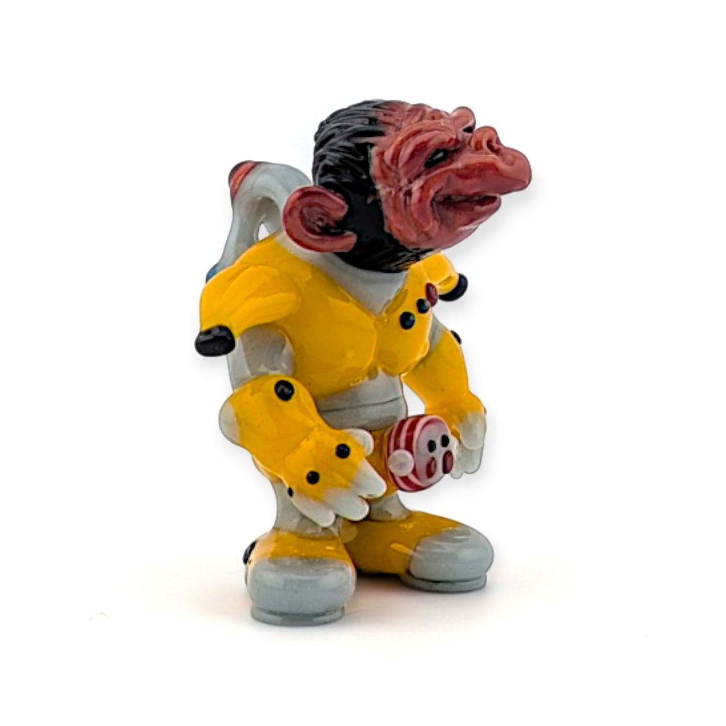 Ethan Windy Sgt. Bananas, 2026 Borosilicate glass sculpture 51 x 43 x 60 mm Hand signed + dated by the artist